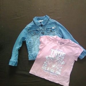 Girls size 3t Jean jacket & top